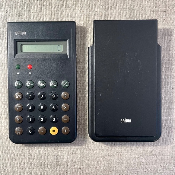 braun Other - Original 1980s Braun ET66 Calculator - Design inspired the Apple calculator app.